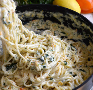 pasta-with-cilantro