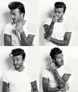 david beckam white t-shirt