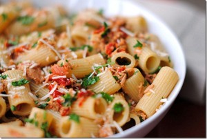 rigatoni tuna tomatoes