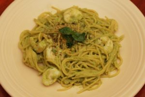 Creamy-Avocado-Pasta-with-Shrimp