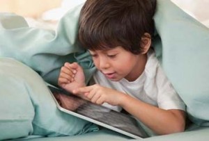 child boy ipad